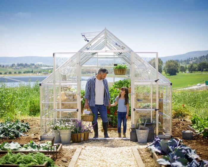 Växthus Balance 14,3 m² Silver Canopia by Palram